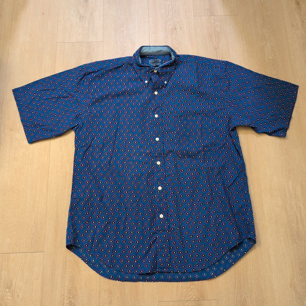 Vtg Pendleton Men's Medium Evil Eye Button Up Dre… - image 2